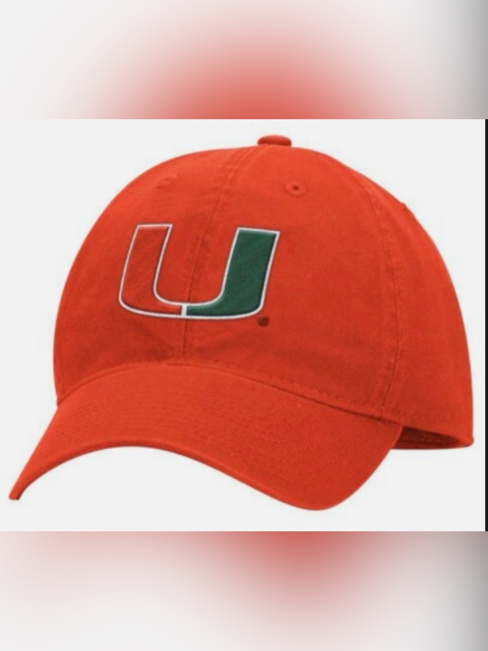 Vintage Y2K Miami Hurricanes NCAA strapback hat baseball cap University